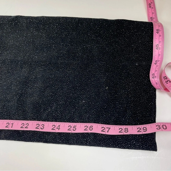 7 for all Mankind Roxanne Ankle Jeans Womens Size 28 Black Skinny Raw Hem - Picture 10 of 10